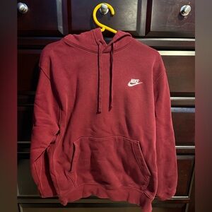Nike Medium Maroon Sweatshirt/Hoodie